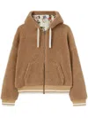 Palm Angels Sudadera Bear In Mind Con Capucha In Brown