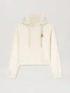 Palm Angels White Bear In Mind Hoodie In White