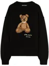 Palm Angels Bear In Mind Sweatshirt In Black