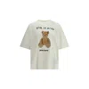Palm Angels Bear In Mind Long-sleeved T-shirt In Neutral