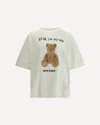 Palm Angels Bear In Mind Long-sleeved T-shirt In White
