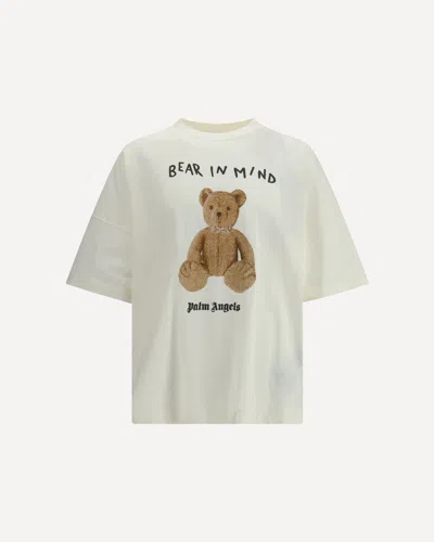 Palm Angels Bear In Mind Long-sleeved T-shirt In Neutral