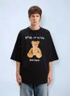 Palm Angels Men Bear In Mind Over T-shirt In Black
