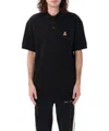 Palm Angels Bear In Mind Polo Shirt In Black