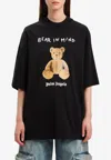 Palm Angels B Bear In Mind Loose Tee In Black