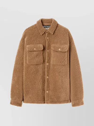 PALM ANGELS BEAR IN MIND SHIRT JACKET