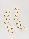 Palm Angels Bear In Mind Socks In Neutrals