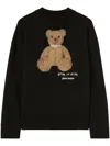 Palm Angels Bear In Mind Sweatshirt In Black
