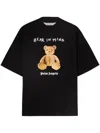 Palm Angels B Bear In Mind Loose Tee In Black