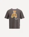 Palm Angels Teddy Bear Graphic Relaxed Fit T-shirt In Gray
