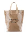 Palm Angels Bear In Mind Tote Bag In Brown