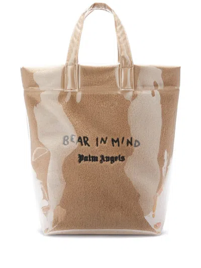 Palm Angels Bear In Mind Tote Bag In Multi