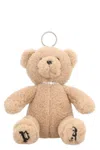 Palm Angels Bear Key Ring In Gold