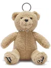 Palm Angels Bear Keyring In Brown