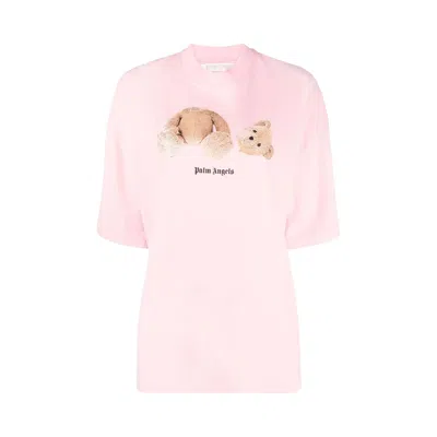 Pre-owned Palm Angels Bear Loose T-shirt 'almond Blossom/brown' | Pink | Women's Size S