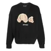 Palm Angels Bear Motif Crew-neck Sweatshirt 'black'