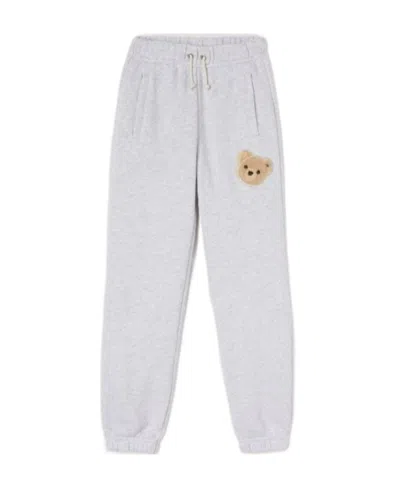 Palm Angels Bear-motif Track Pants In White