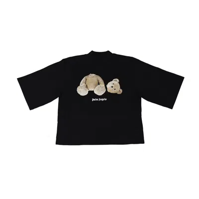 Palm Angels Bear-print T-shirts Black