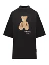 PALM ANGELS PALM ANGELS BEAR PRINTED CREWNECK T