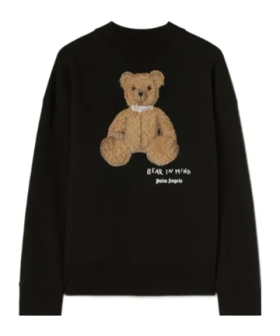 PALM ANGELS PALM ANGELS BEAR IN MIND CREWNECK SWEATSHIRT