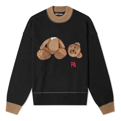 Palm Angels Bear Sweater 'black Brown'