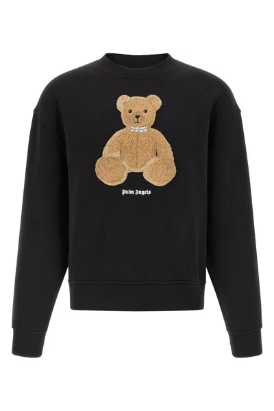 Palm Angels Black Graphic Crew Neck Sweatshirt