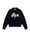 Palm Angels Bear Sweatshirt In Black