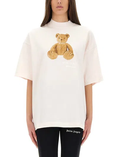 Palm Angels Bear T-shirt In White