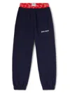 Palm Angels Bears Elasticated-waist Track Pants In Blue