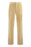 Palm Angels Men's Corduroy Trousers In Beige
