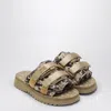 Palm Angels Round Head Slippers In Multicolor