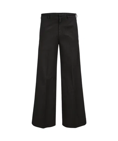Palm Angels Belt-loop Casual Pants In Black