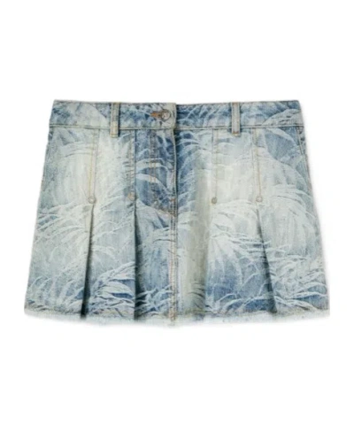 PALM ANGELS BELT-LOOP SKIRT