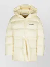 Palm Angels Cream Polyamide Down Jacket
