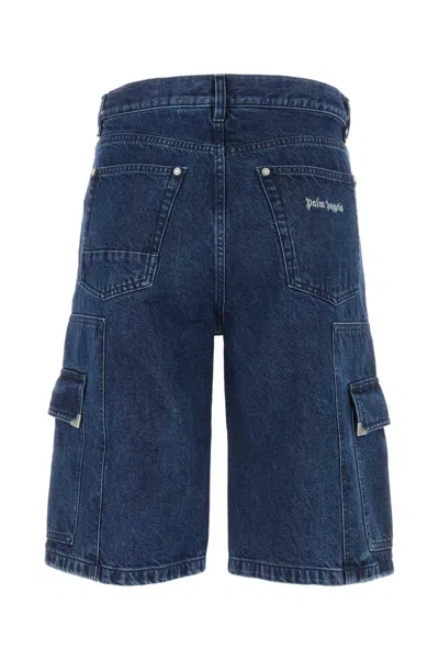 Palm Angels Bermuda In Blue
