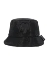 PALM ANGELS PALM ANGELS BIG PALM EMBELLISHED BUCKET HAT