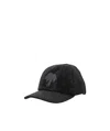 Palm Angels Woman Embellished Cotton Baseball Cap In Black