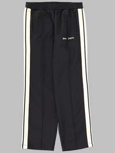 Palm Angels Mini Track Trousers For Boys In Black