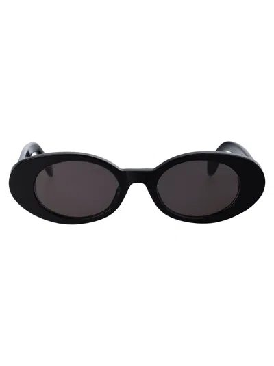 Palm Angels Black Acetate Sunglasses