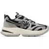Palm Angels Painted Runner Sneakers In Black