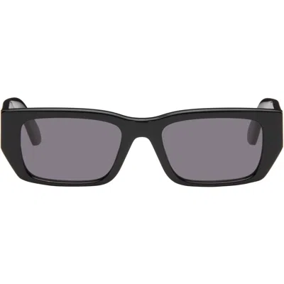 Palm Angels Black & White Moss Sunglasses