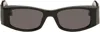 Palm Angels Unisex Angel1055 51mm Sunglasses In Black Dark Grey