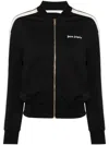 Palm Angels Logo-print Track Bomber Jacket In Blckoffwht