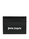 Palm Angels Logo Card Holder In Black
