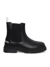 Palm Angels Black Chelsea Boots In Black