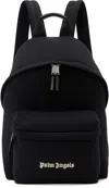 Palm Angels Versatile Backpack Featuring Adjustable Elements In Black