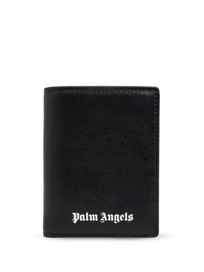 Palm Angels Black Classic Logo Bifold Wallet