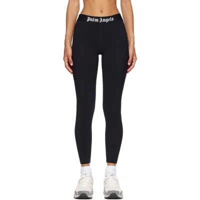 Palm Angels Black Classic Logo Sport Leggings