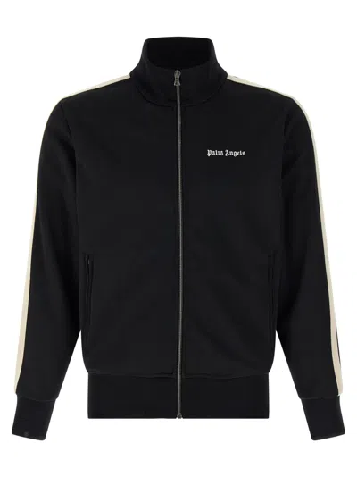 PALM ANGELS BLACK CLASSIC LOGO SWEATSHIRT