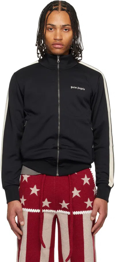 Palm Angels Black Classic Logo Track Jacket